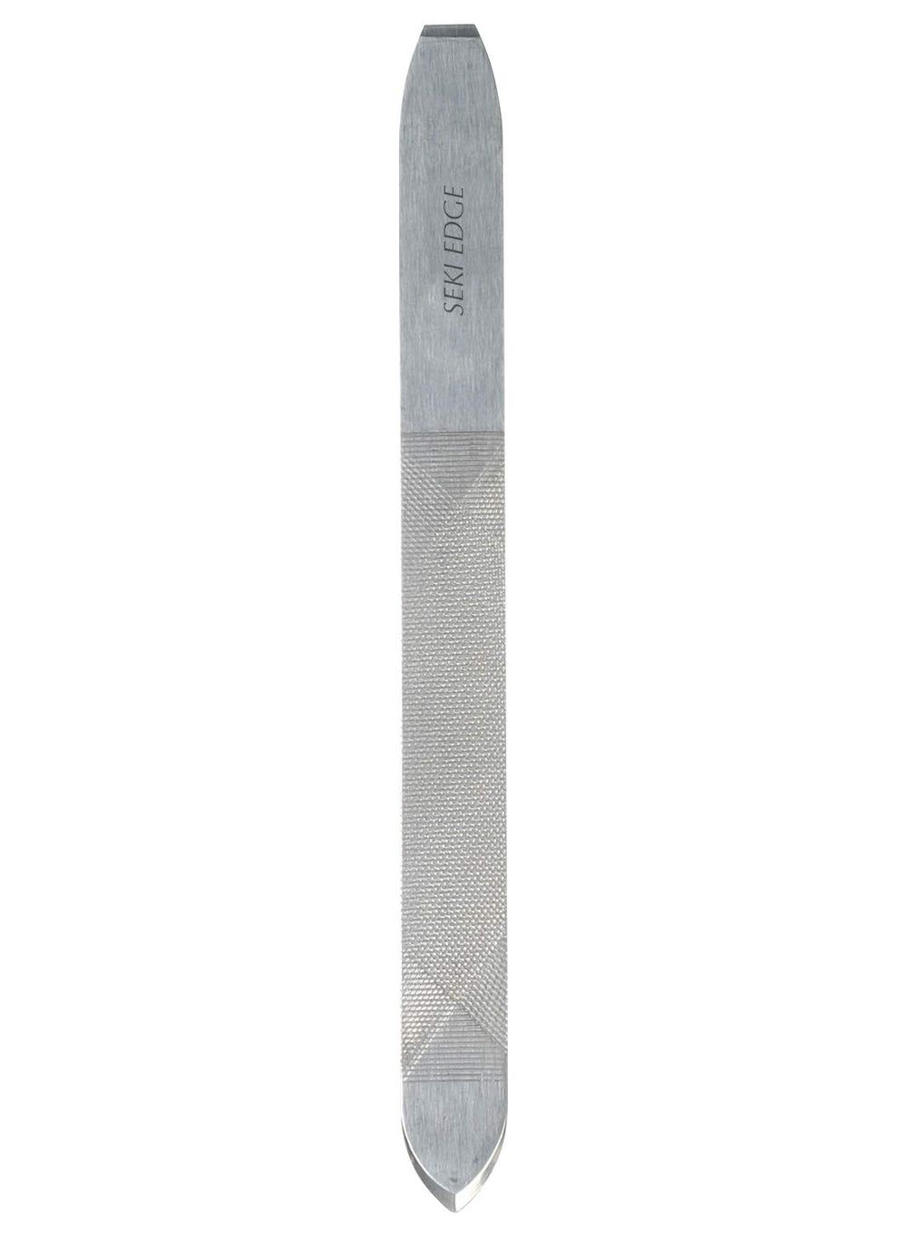 Seki Edge SS-402 front view—all-in-one nail file with pusher for convenience.