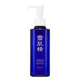 SEKKISEI Treatment Cleansing Oil bottle shows herbal blend for radiant, hydrated skin after cleansing