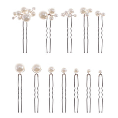 SELFCLOUD bridal pearl hair pin close-up with lustrous pearls for a secure updo.