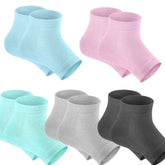Selizo gel heel socks open-toe pack — convenient moisture delivery for dry heels.