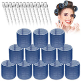 Selizo jumbo hair rollers set in packaging for convenient home styling