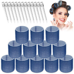 Selizo jumbo hair rollers set in packaging for convenient home styling