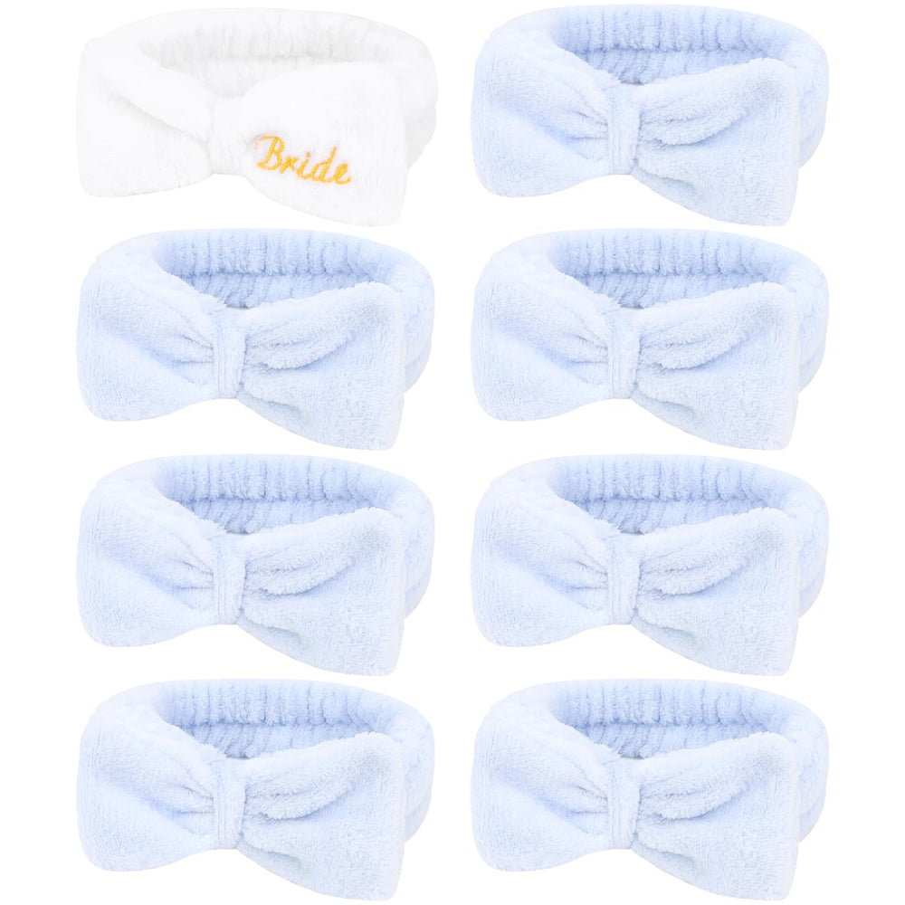 Semato bride headband white with gold embroidery for wedding-day glam