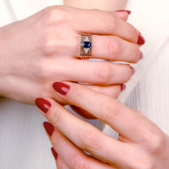 Seminca Semi Cured Gel Nail Strips close-up show precise pattern and high-end detail.