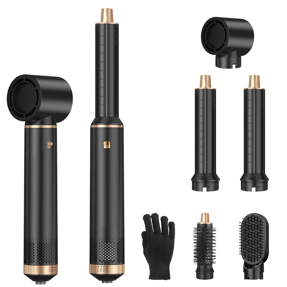 Sendowtek hot air styler set front view showcases versatile all-in-one styling
