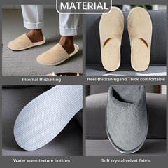 Non-slip EVA soles keep guests safe on wet floors.