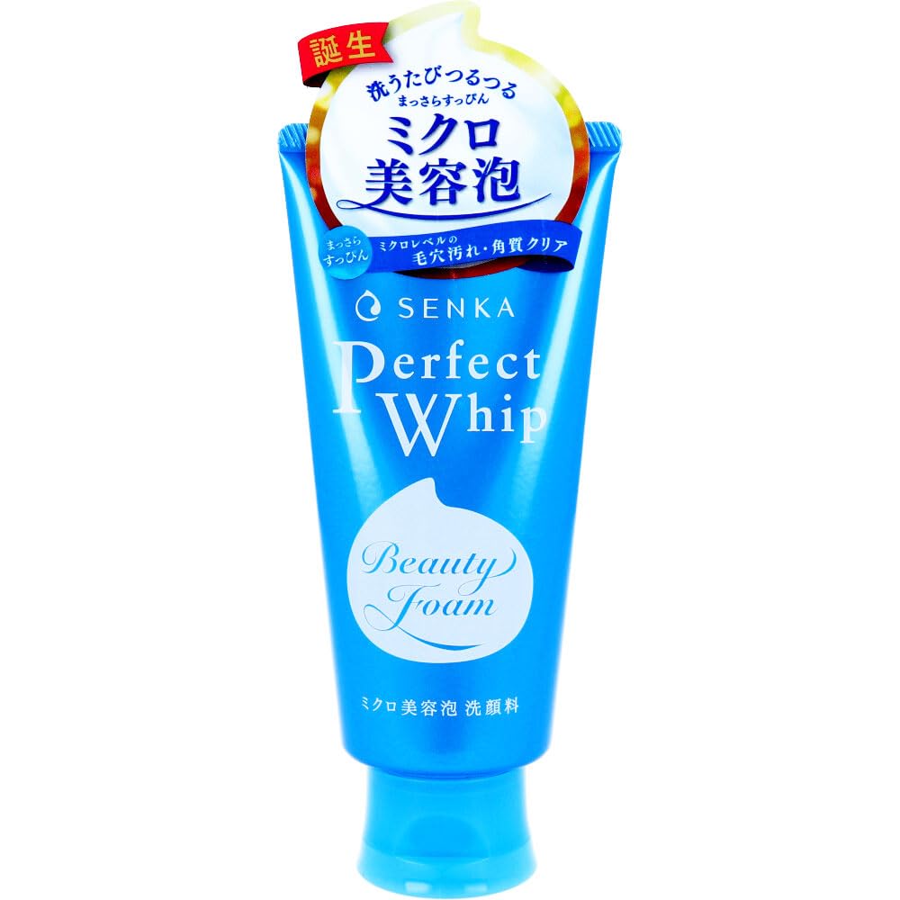 Senka Perfect Whip Fresh Face Cleanser 2-pack box showing value and convenience for daily use.