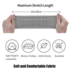 SENMAY women yoga headband in use during stretches and runs.