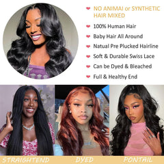 SENSAIRUITE 13x4 wide lace front with realistic parting options