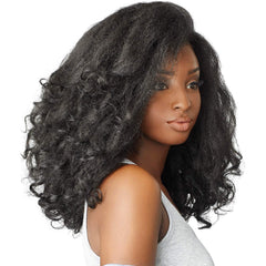 Sensationnel Curls Kinksandco Rain Maker half wig packaging for quick style change