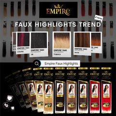 Sensationnel Empire Yaki quick weave setup demonstrated for fast styling