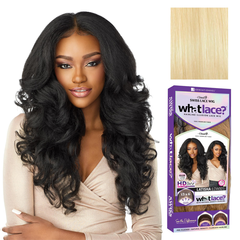 Sensationnel What Lace 13x6 latisha lacefront closeup shows natural density for everyday wear