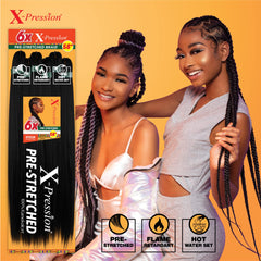 Sensationnel X-pression box braid style setup demonstrates versatile protective styling options