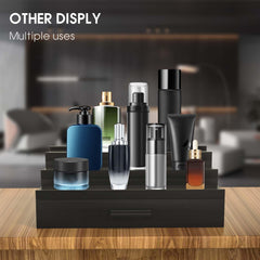 Sephyroth Cologne Organizer drawer storage provides compartments for watches, keys, and small accessories.