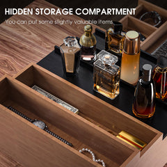 Sephyroth on-dresser display showcases your colognes elegantly.