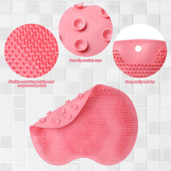 SEPZFTT foot scrubber mat wall mount demonstrates stable, non-slip shower use.