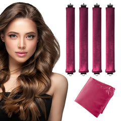 Seritant heatless curls overnight curler kit with satin finish for gentle overnight styling.