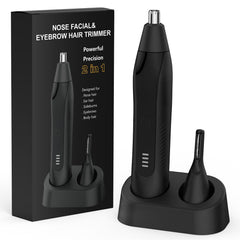 Setonia nose-trimmer with dual-edge blades for quick nose hair removal and precise grooming