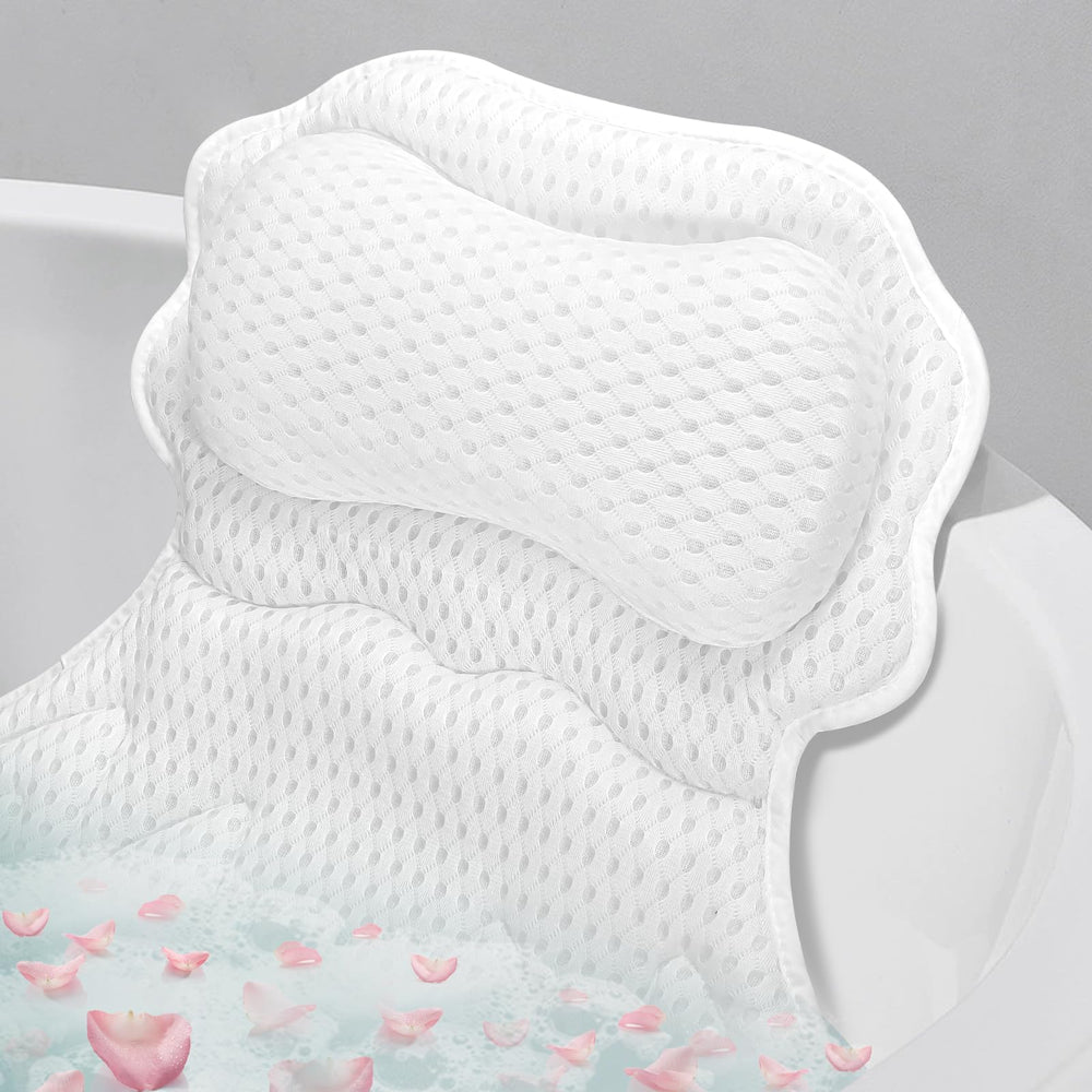 SetSail bath pillow delivers ergonomic head and neck support for relaxing soaks