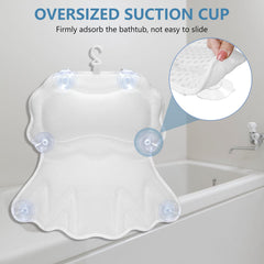 SetSail bath pillow fast drying surface promotes quick drying after use