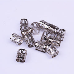 Sevenhead braid rings metal clip-on hair detail for secure twists.