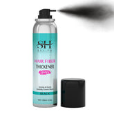 Sevich Hair Fiber Thickener Spray bottle closeup for quick touch-ups and natural-looking coverage.