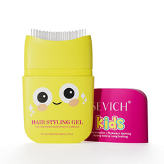 SEVICH Kids Hair Gel cartoon bottle front promotes kid-friendly styling and playfully branded packaging.