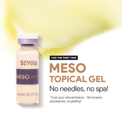 SEYOUL Meso White serum texture closeup demonstrates non-greasy layering ability