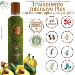 SHAEIO Ritual Botanico PLEX Intensive Conditioner hydrates and strengthens from first use.