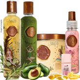 SHAEIO Ritual Botanico Rosemary Shampoo bottle ready to boost growth and shine.