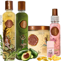 SHAEIO Ritual Botanico Rosemary Shampoo bottle ready to boost growth and shine.