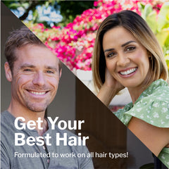 Shapiro MD Hair Growth Experts shampoo closeup lather highlights rich cleansing action for a healthier scalp.