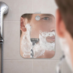Shave Well Travel fogless mirror handheld use enables versatile grooming anywhere you shower.
