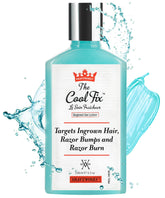 Shaveworks The Cool Fix bottle close-up showing cooling post-shave relief