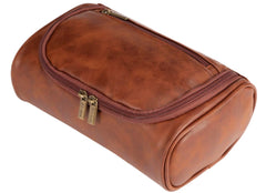 Shcnlery small toiletry bag front view for compact travel storage