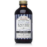 Shea Terra Egyptian Black Seed Oil bottle for skin hydration and hair nourishment