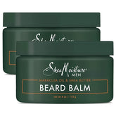 SheaMoisture beard balm 2-pack packshot showing rich shea butter formula for grooming