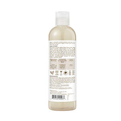 Close-up of SheaMoisture lather forming for hydrating cleansing.