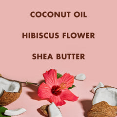 SheaMoisture Coconut & Hibiscus Curl & Shine conditioner bottle nourishes with moisture and bounce.
