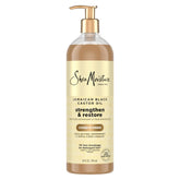 SheaMoisture Jamaican Black Castor Oil Conditioner bottle for detangling and strengthening damaged hair