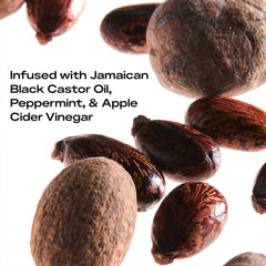 SheaMoisture Jamaican Black Castor Oil Restorative Masque jar spread for deep conditioning.