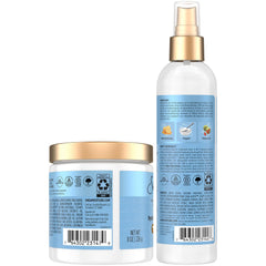 Sheamoisture Manuka Honey Yogurt Protein Power Treatment pack signals strengthened hair.