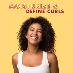 SheaMoisture Organic Shea Butter close-up emphasizes deep hydration and conditioning properties.