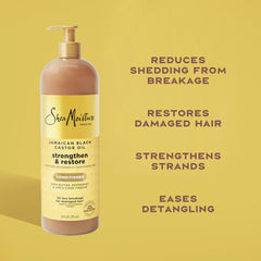 SheaMoisture peppermint oil scalp refresh during conditioner use