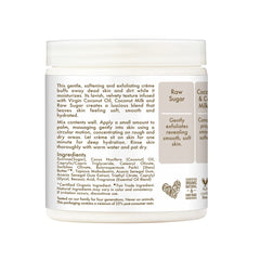 SheaMoisture Virgin Coconut Oil bottle emphasizes nourishing moisture for dry skin.