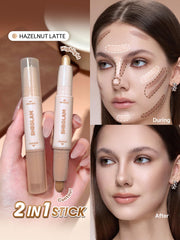 SHEGLAM dual-ended design close-up demonstrates easy contour-to-highlight switching