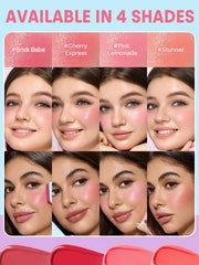 SHEGLAM Glass Glow Blush Stick compact travel-size for on-the-go touches