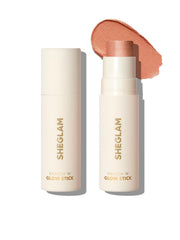 SHEGLAM cream highlighter stick Bellini Brunch swatch for subtle glow