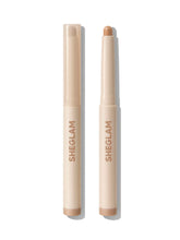 SHEGLAM Creamsicle Eyeshadow Stick swatch shows creamy texture for effortless blending.