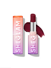 SHEGLAM Dynamatte Boom lipstick swatches reveal bold matte shades